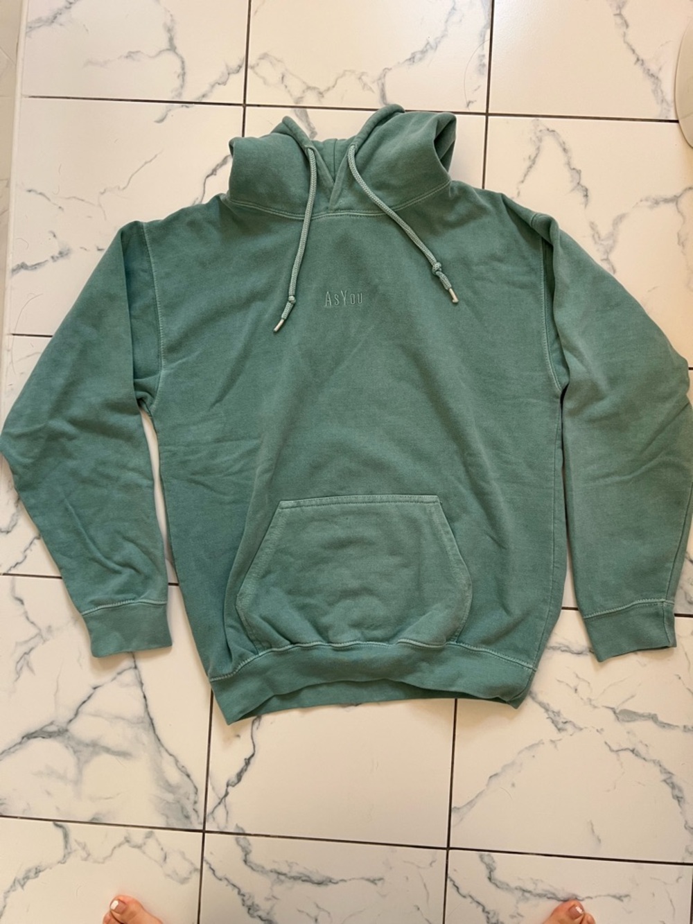 AS YOU teal hoodie